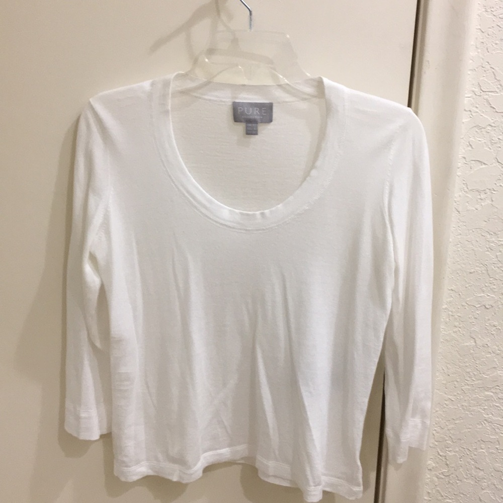Scoop neck jersey